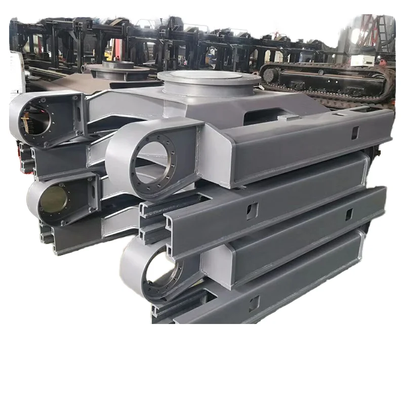 Construction Machinery Lower Frame Excavator Chassis Parts with 1 Year Warranty Made in China