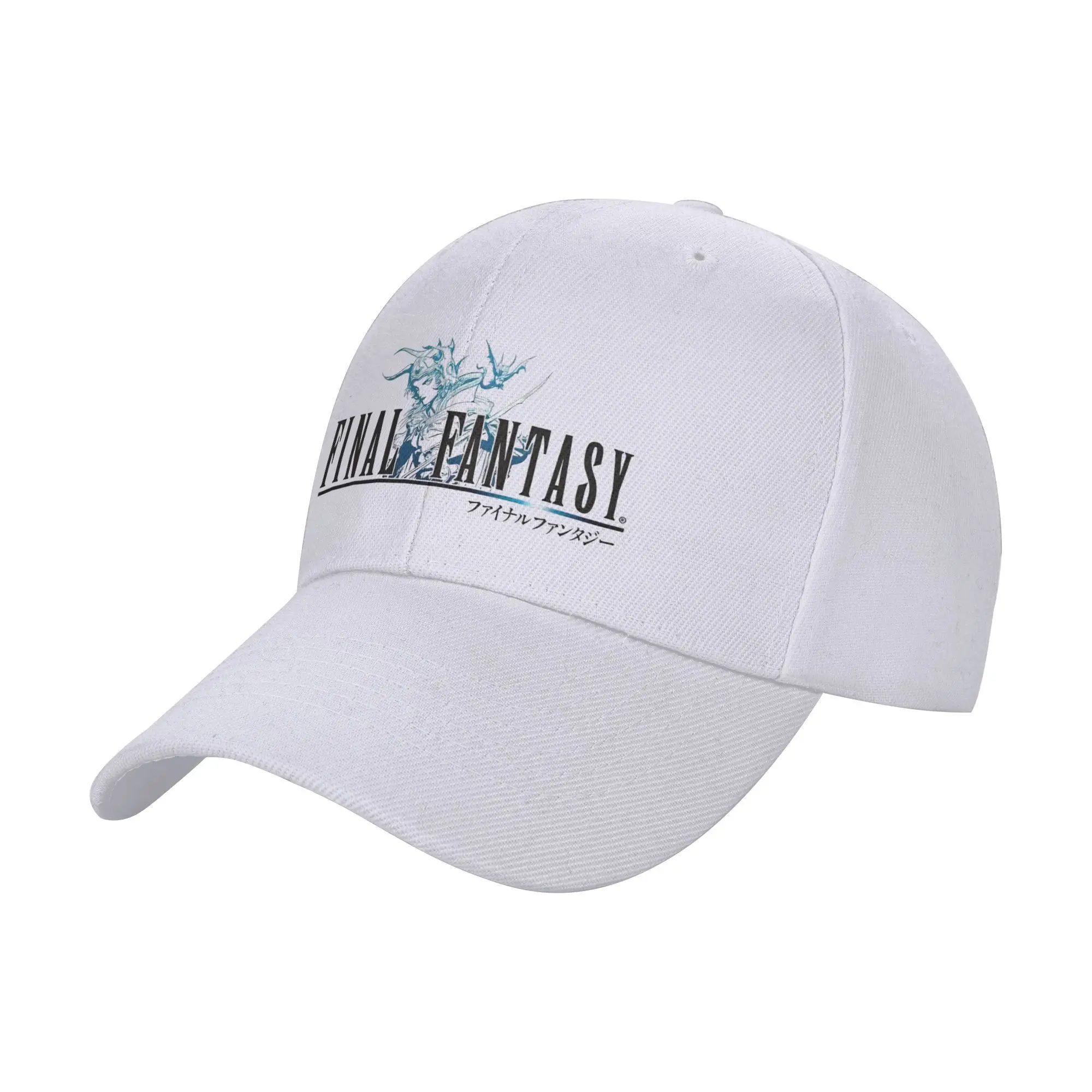 

Unisex FF Logo Collection Game Cap Hip Hop Baseball Cap Polyester Final Fantasy Hat Sun Hats Breathable Sun Hats Spring