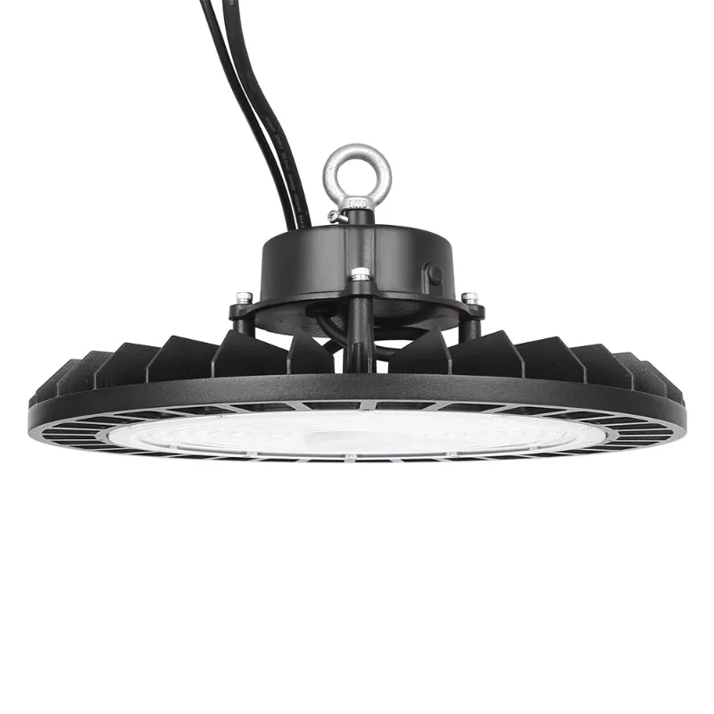 150w 5000k 150lm/w Aluminum Shell Industrial UFO LED 100-277V 90-degree Beam Angle High Bay Light for Warehouses