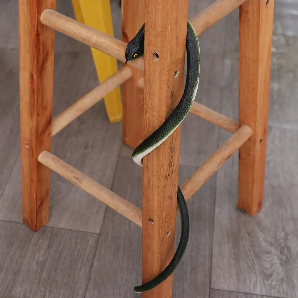 Moda simulação cobra brincadeira grande realista assustador brinquedo complicado presente engraçado piada prática brinquedo de cobra de borracha crianças brinquedo