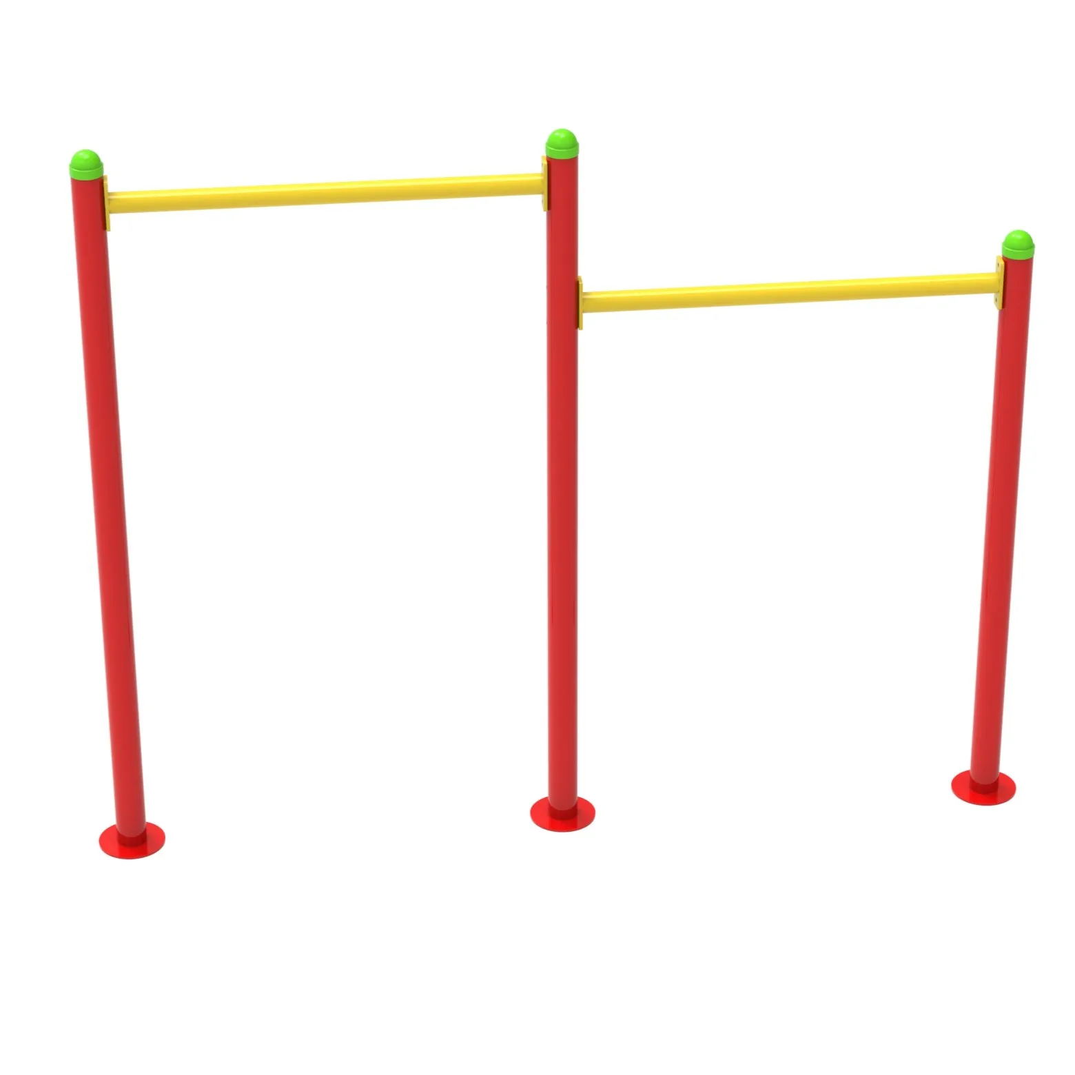 

Adult Outdoor Fitness Equipment Steel Horizontal Bars for Park Exercise and Playground Use