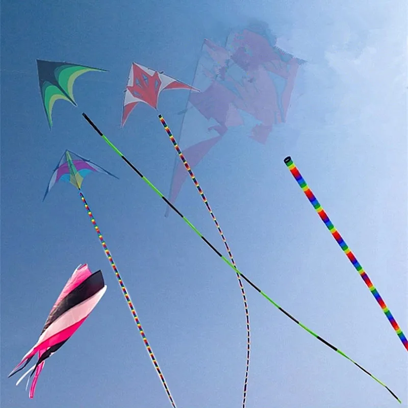 New kite ribbon floating tail plane 3D kite tail flying outdoors toys cometas de viento grande carretel de pipa fun gel blaster