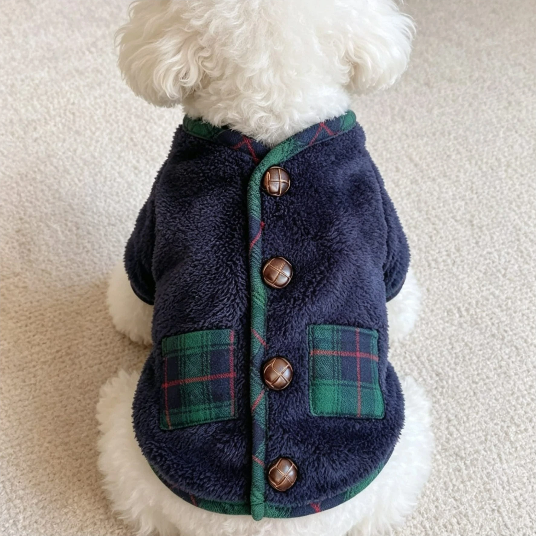 New Winter Pet Dog Vest Coat Chihuahua Jacket French Bulldog Poodle Clothing for Small Medium Dog Puppy Fleece Vest Pet Supplies