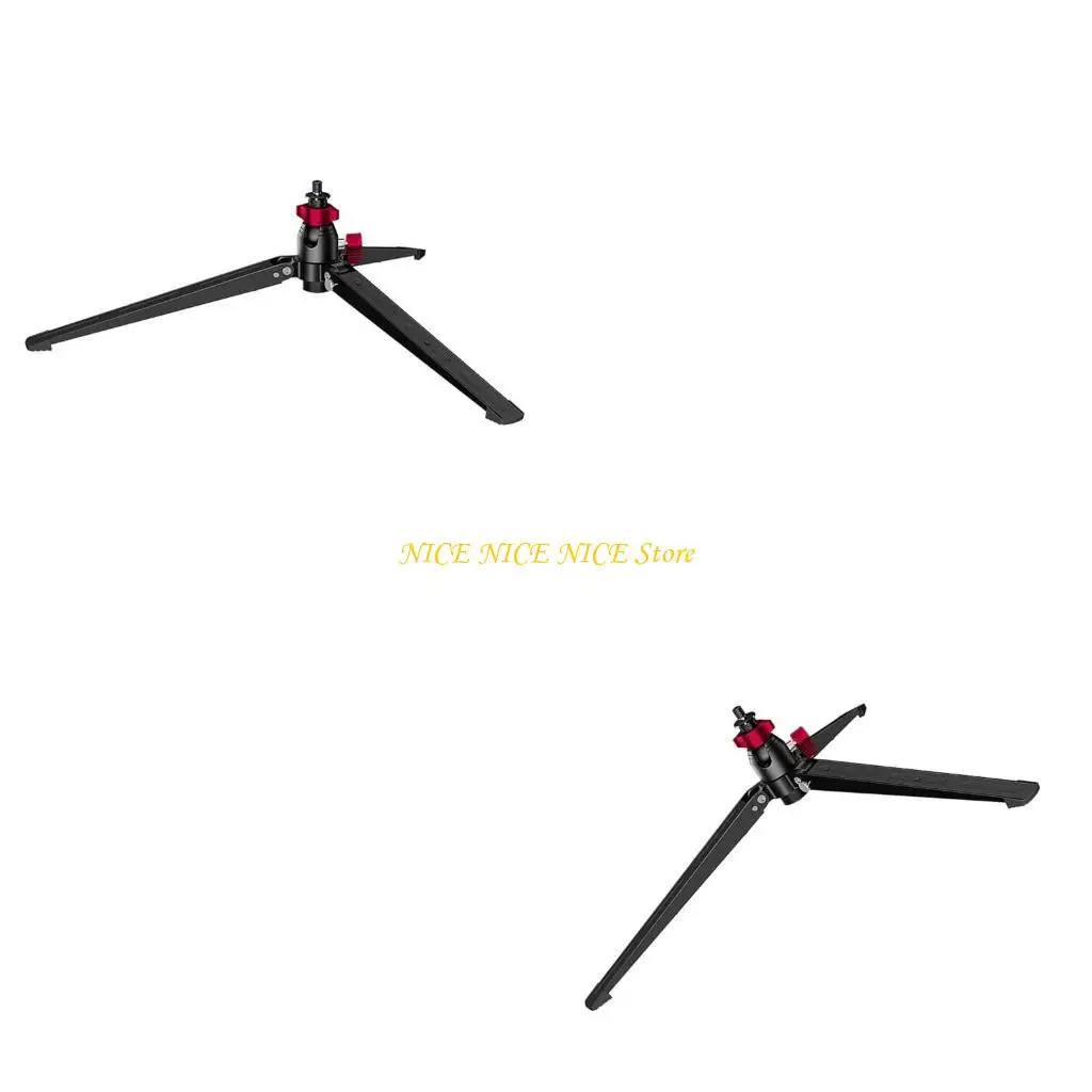 E0BB Compactly And Solid Aluminum Alloy Tabletops Tripod Stand Mount with 3/8In Thread For Cameras Smartphones