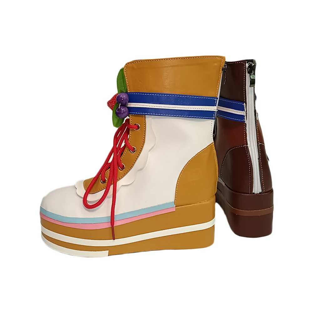 Gioco Pretty Derby Hishi Akebono Scarpe Cosplay Stivali Supersize Umamusume per la festa di Ognissanti Donne adulte Uomini