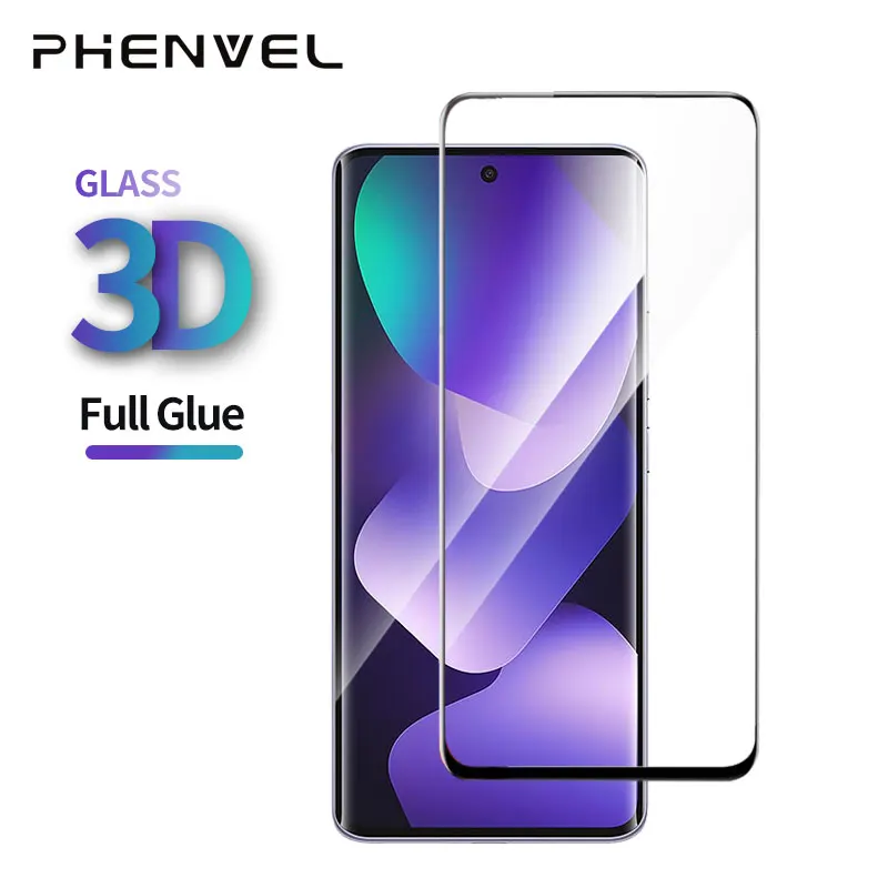 

Защитное 3D-стекло для Xiaomi Redmi Note 15 Pro Plus, полноэкранная защитная пленка с полным покрытием, изогнутая закаленная пленка для Xiaomi Redmi Note 15
