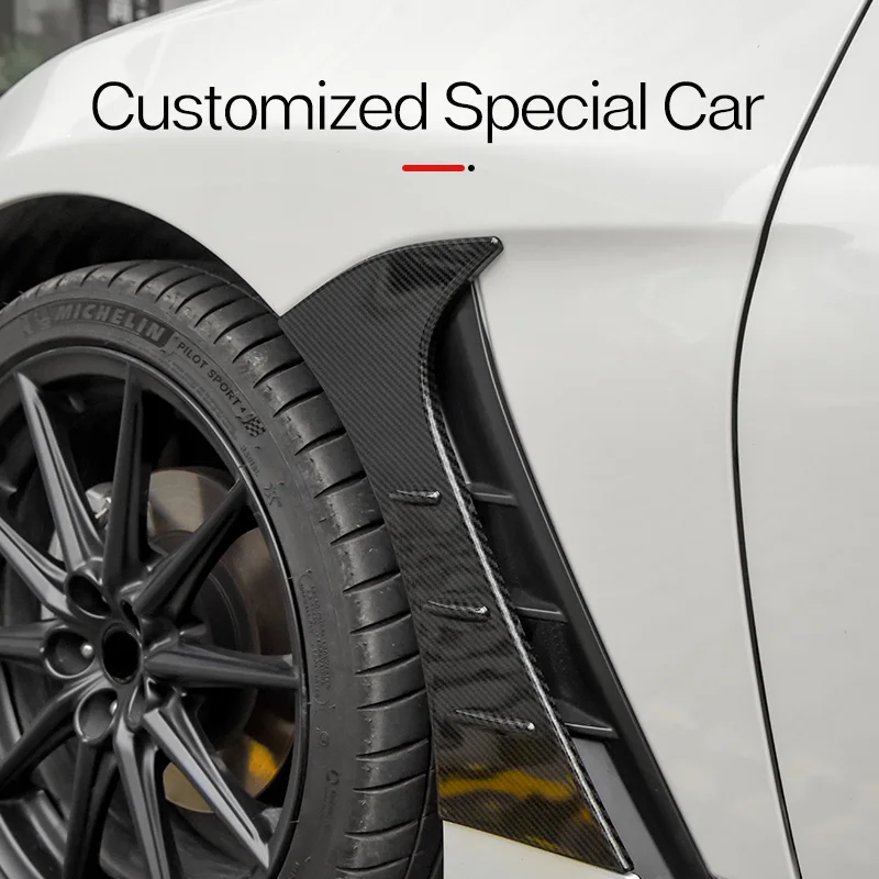 

For Toyota GR86 Subaru BRZ 2023 2022 2021 2020 Front Fender Side Stickers Covers Guard Trims Car Styling Decoration Accessories