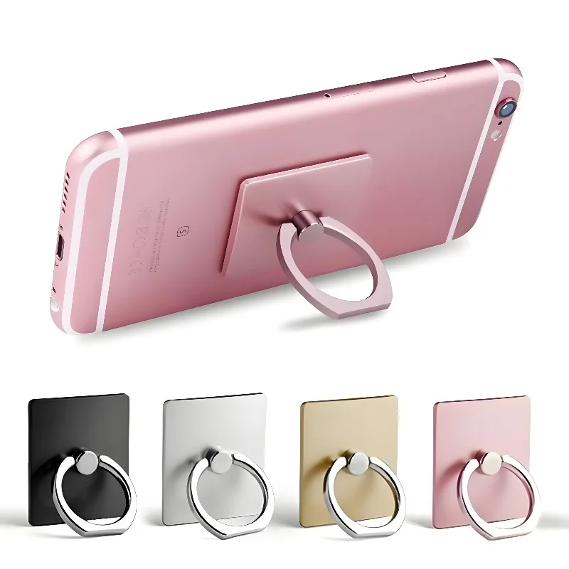 Finger Ring Mobile Phone Smartphone Stand Holder Cell Smart Phone Ring Transparent Holder Socket Sta