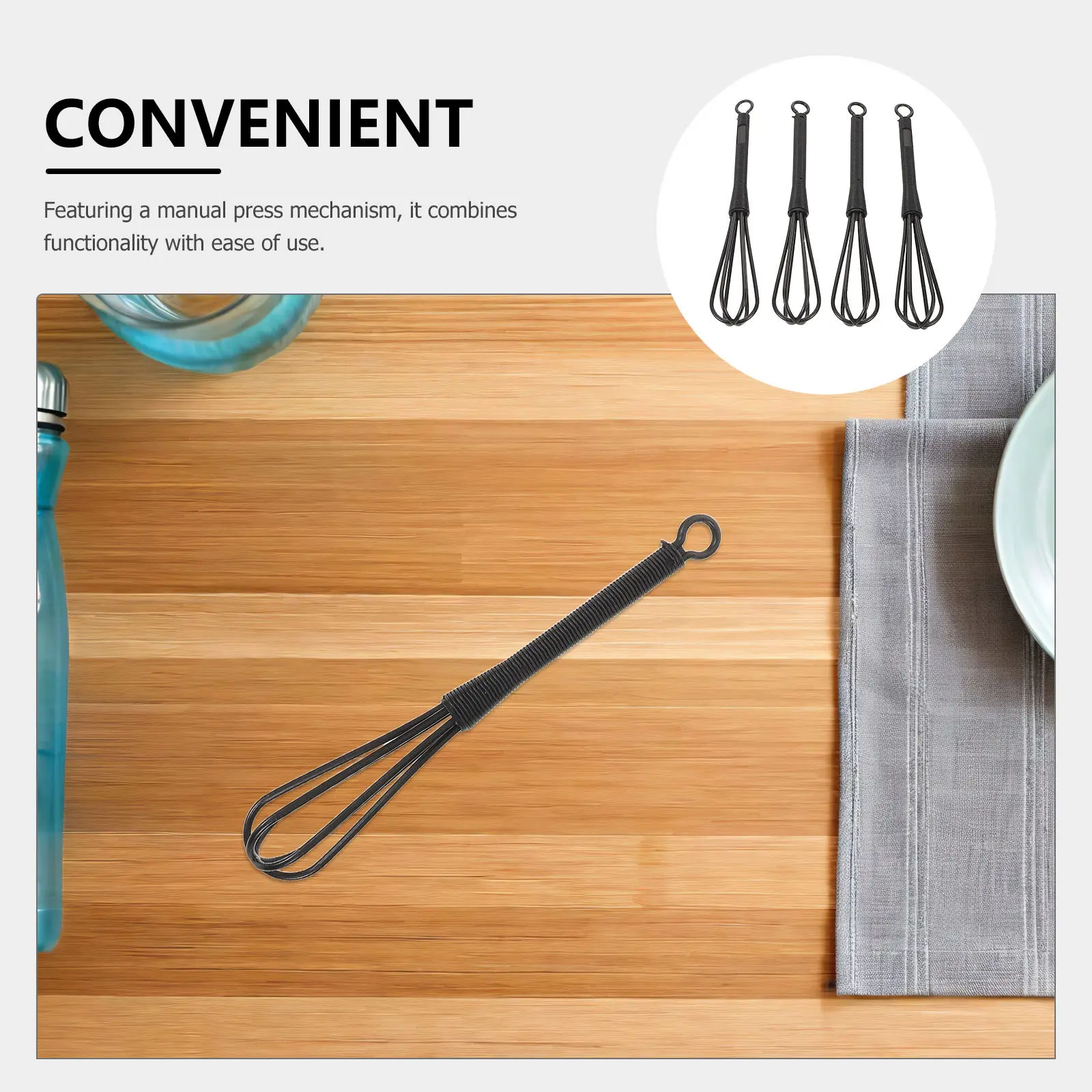 8Pcs Hair Dye Whisk Manual Egg Beater Mixer for Cream Coloring Blending Uniform Results Portable Lightweight Salon DIY Hair