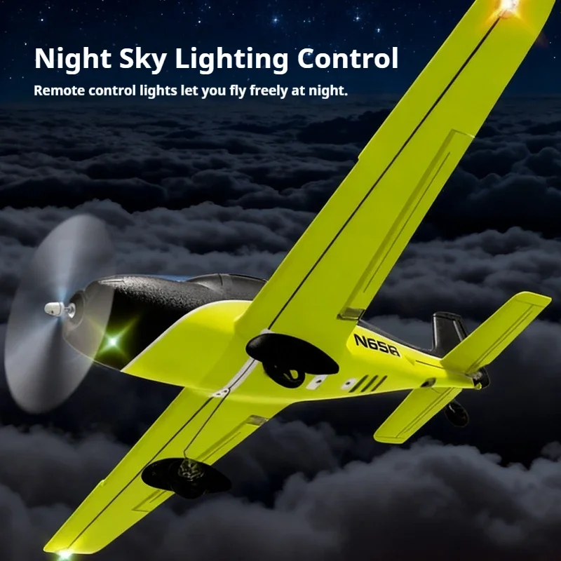 QIDI580 SR22 طائرة مزودة بجهاز للتحكم عن بُعد 2.4G 520 مللي متر جناحيها مع محرك بدون فرشاة وتوازن تلقائي طائرة حيلة RC ألعاب طائرات رغوية EPP #4