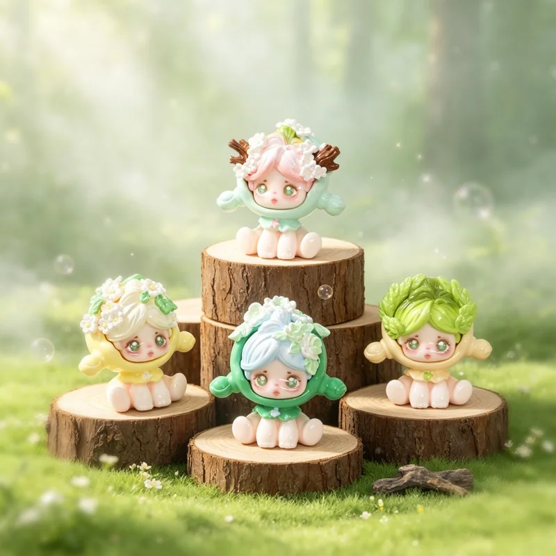 Nuonuo Forest Whisper Serie Bohnenfiguren, DIY-Dekorationszubehör, Exquisite Mini-Ornamente für Auto und Schreibtisch, Geschenkidee – Detail 13