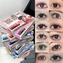 Gege Bear No-Glue False Eyelashes β 12 Zodiac Styles, Natural Cartoon Look, Clear Band, Segment Sunflower Lashes for Upper