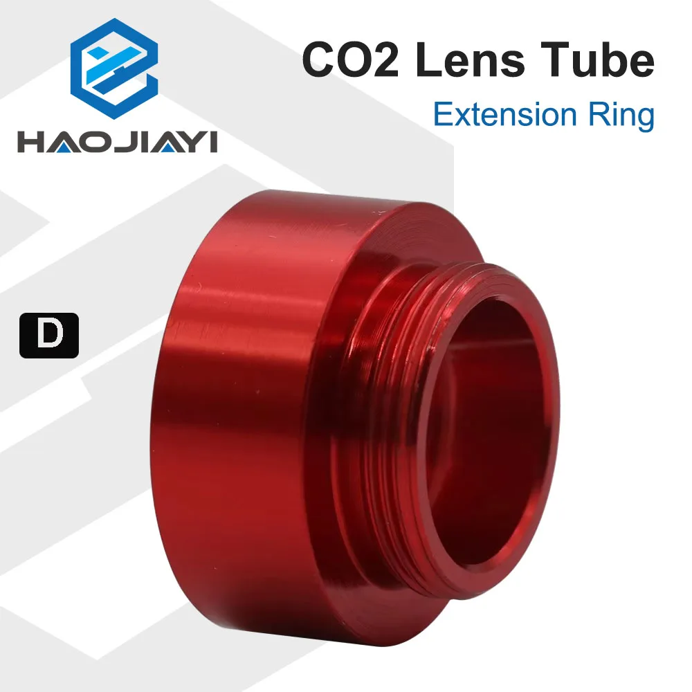 HAOJIAYI-Anneau d'extension de tube pour machine à graver et à découper au laser CO2 O.Métal25 mm, objectif D20 F63,5 mm 127mm