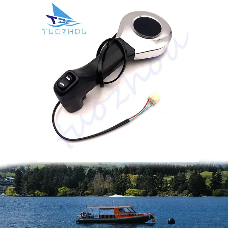 

Remote Control Box Handle With Tilt Trim Switch For Suzuki Outboard Motor Side Mount Remote control Box 67251-99E20