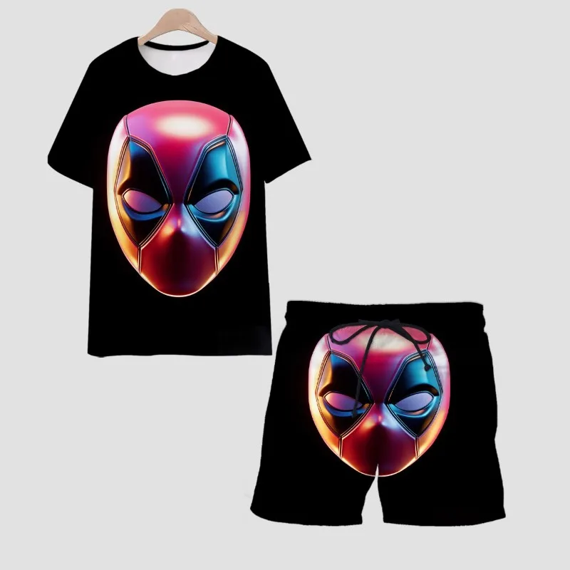 Marvel Iron Man Spiderman Boy novedad de verano diseño creativo de animación de dibujos animados estudiante moda versátil Camiseta de manga corta Top