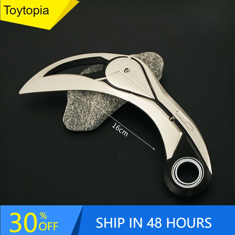 Arma Valorant Ion 2,0 Karambit modelo 16cm espada Katana garra periférica cuchillo giratorio hoja sin cortar arma juguetes regalos para niños