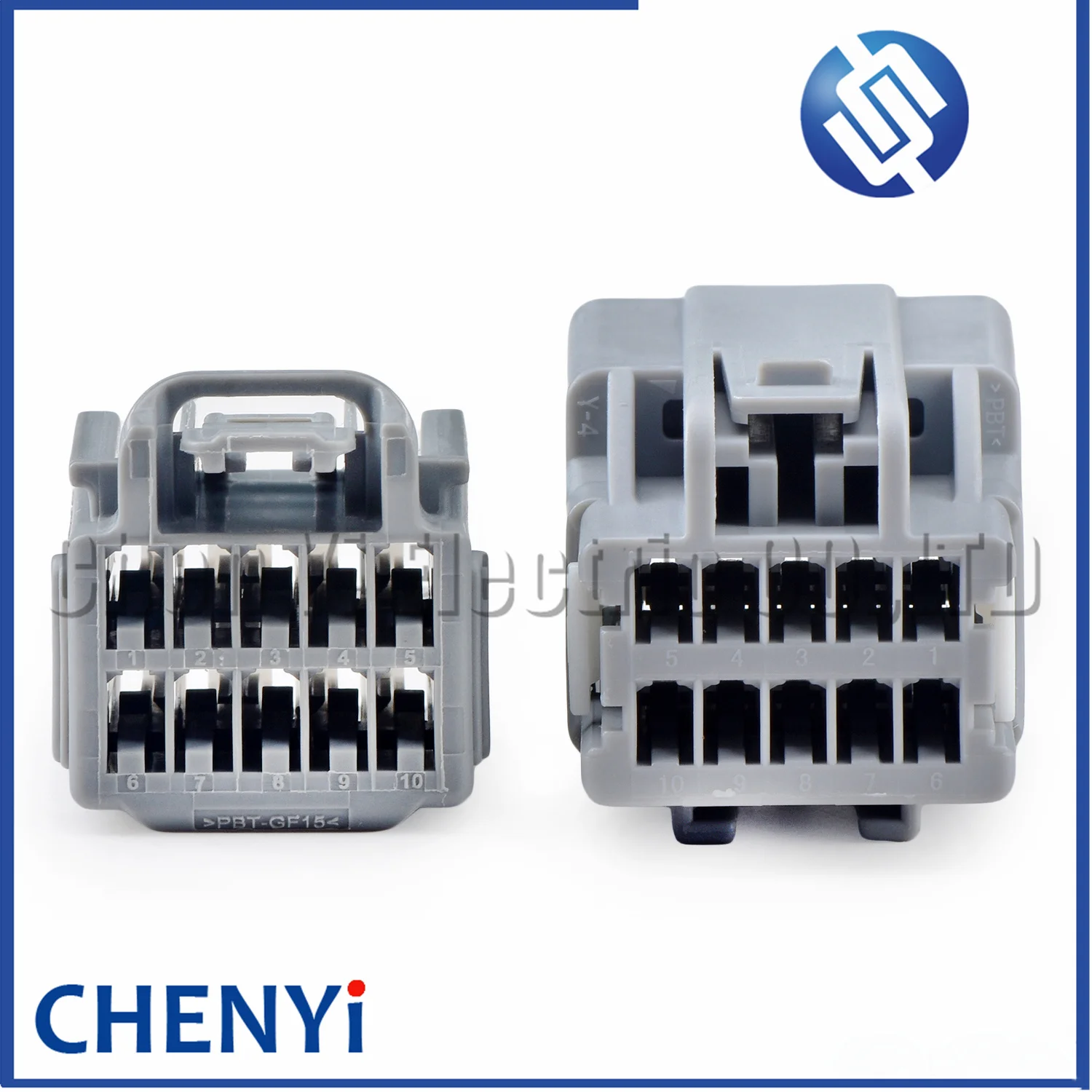 10 Pin Female Auto Rearview Mirror Cable Socket Grey Connector plug 7282-6455-40 7283-6455-40 For Ford Focus