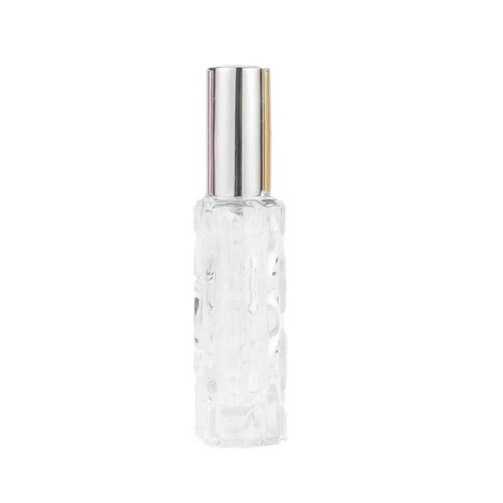 

10ml Travel Glass Bottle Transparent Refillable Cosmetic Container Miniature Bitter Gourd Pattern Empty Spray Atomizer Travel