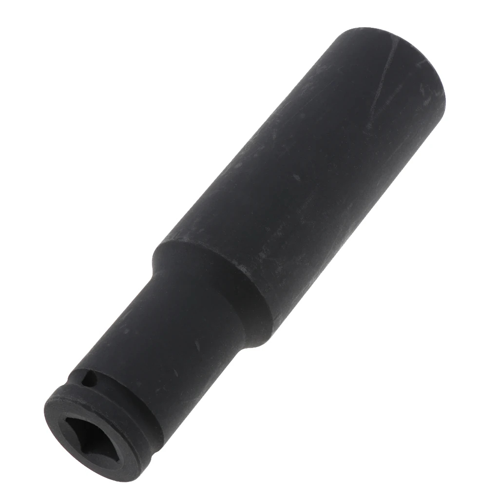 Heavy Duty 27mm Metric Impact Socket with 1/2 inch Drive, 6-Point, Black