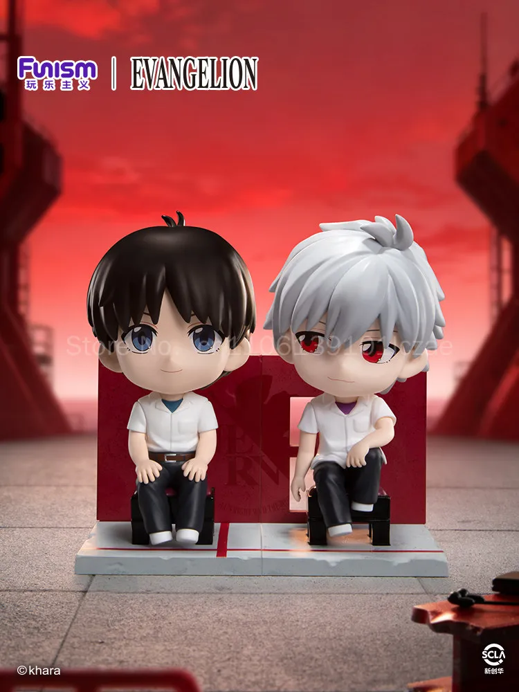 Funism Evangelion Eva Blind Box Second Series Collectible Figure Unit 01 Asuka Anime Figurine For Adult Anime Collectors view 3