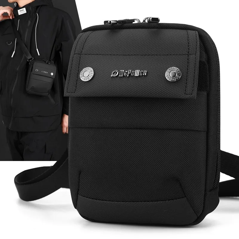

New single-shoulder bag - Men's simple business casual crossbody bag for casual outings and small crossbody bag