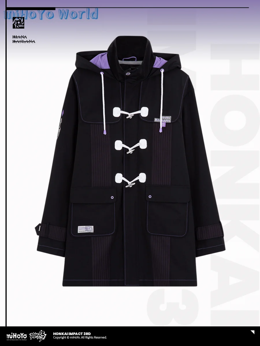 MiHoYo Official Honkai Impact 3 Kiana Kaslana Coat Doujin Herrscher Of Flamescion Time Gravel Light Theme Top Unisex Xmas Gifts