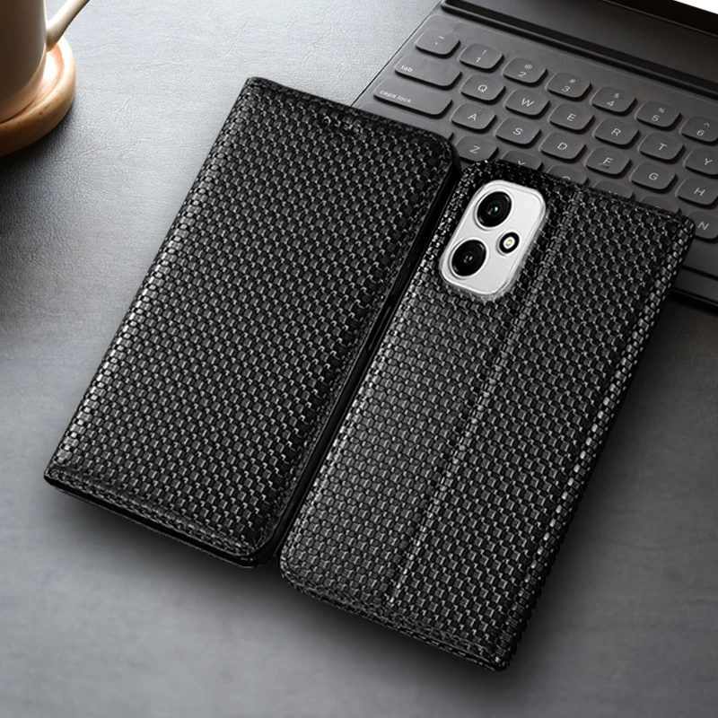 

Grass Mat Genuine Leather Flip Case For Honor X20 X30 X30i X40 X40i X50 X50i X60 X60i X70 X70i SE GT Pro Plus Max Cover Cases