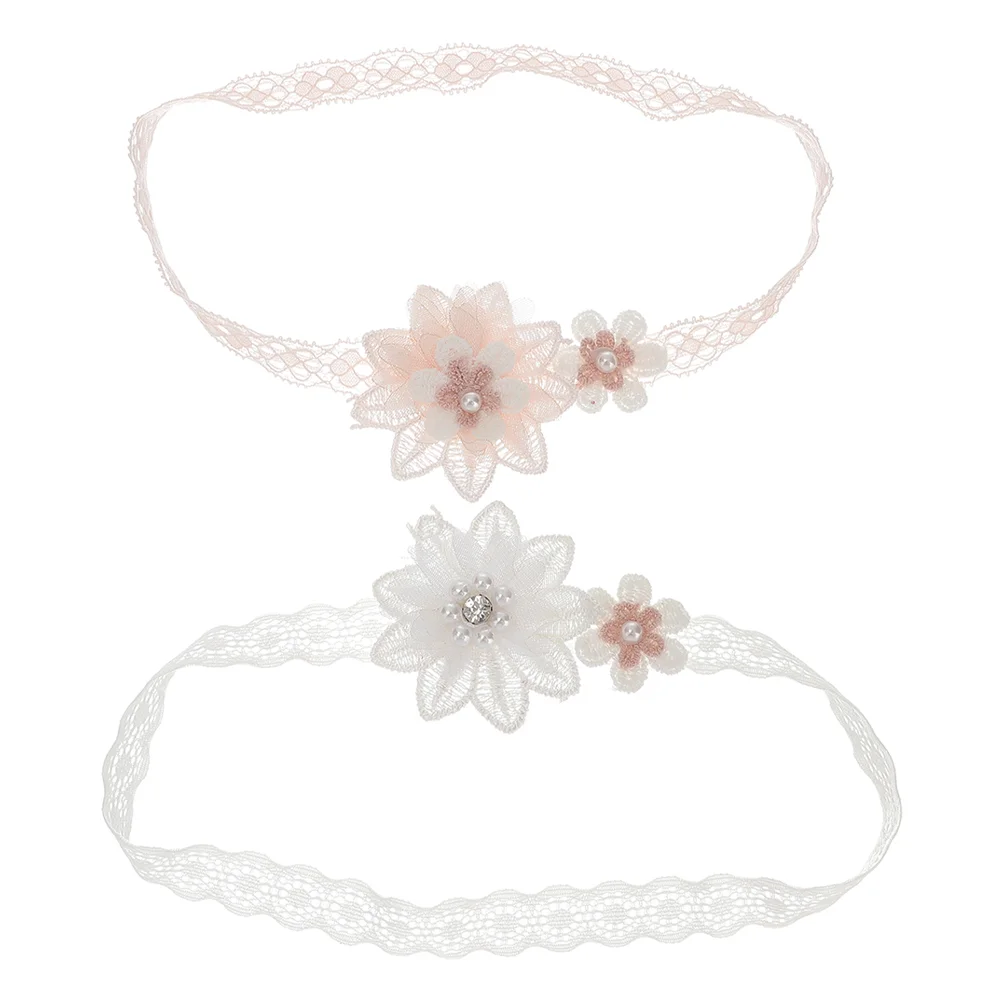 

2 Pcs Lace Headband Accessories Toddler Girl Headbands for Toddlers Baby Flower Girls