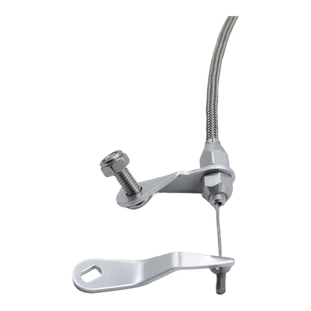 For Ford for c6 For Ford C-6 Transmission Throttle Cable Kickdown Cable Transmission Repair Silver Precision Engineered