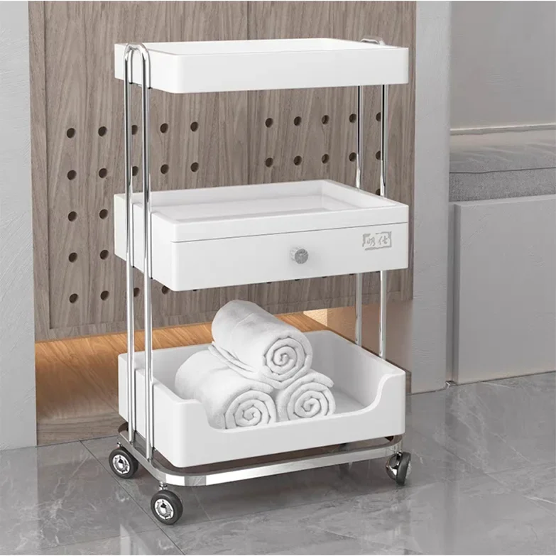 Mobile Beauty Hairdressing Machine Hair Salon Trolley