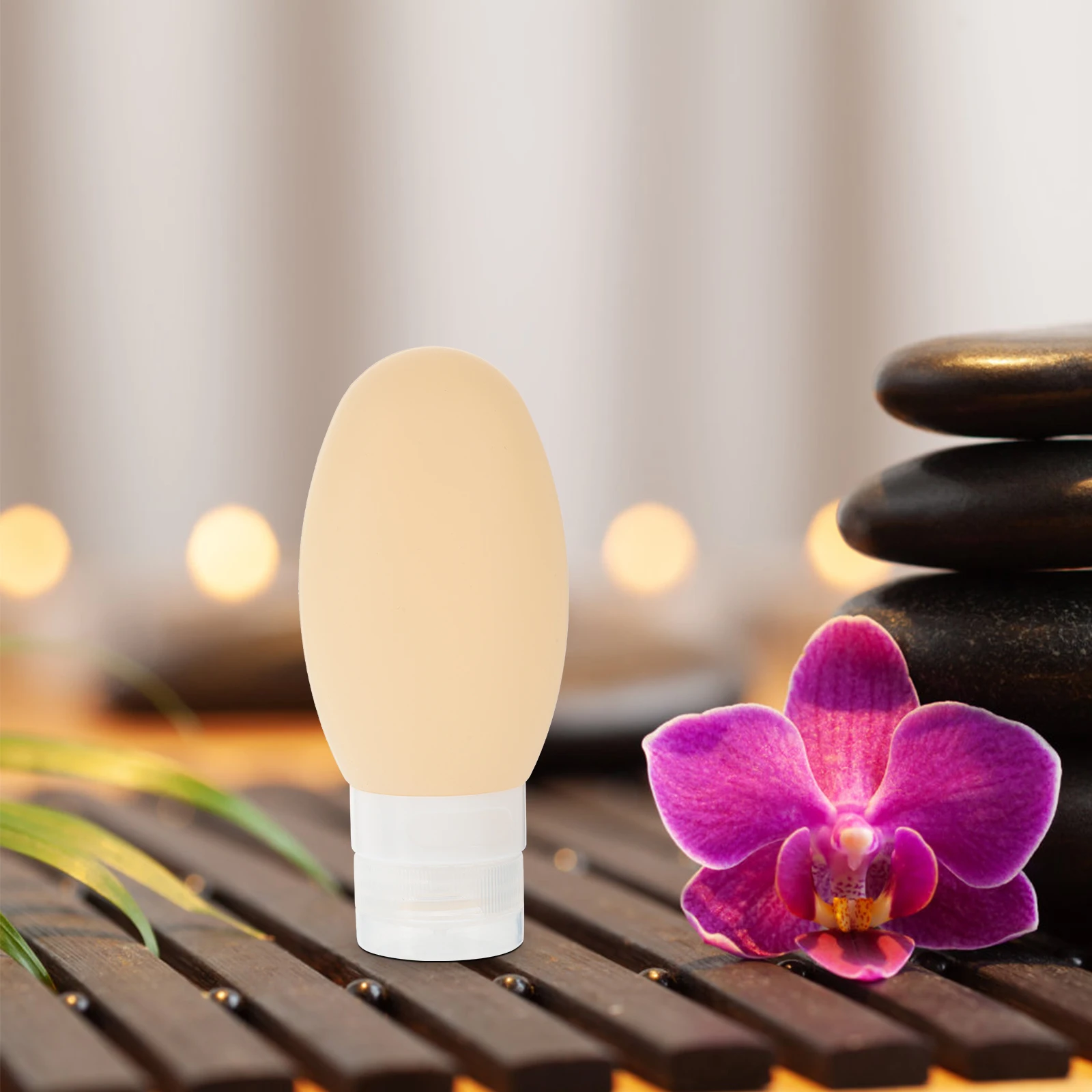 2 Stuks 100Ml Reisflessen Siliconen Hervulbare Vloeistofcontainers Voor Toiletartikelen Shampoo Body Wash Lotion Onderweg Gebruik Geen Lekkage