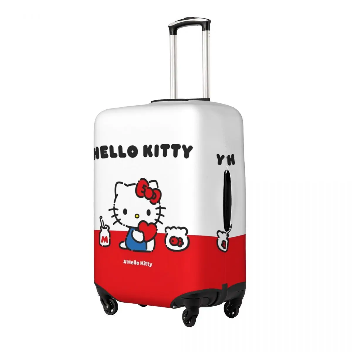 Hello Kitty Travel Luggage Cover Suitcase Protector Fits 18-32 Inch Luggage