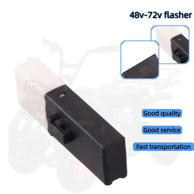 

Реле указателя поворота 48 В 2-проводная круглая мигалка реле указателя поворота реле зуммера индикаторная лампа светодиодная мигалка