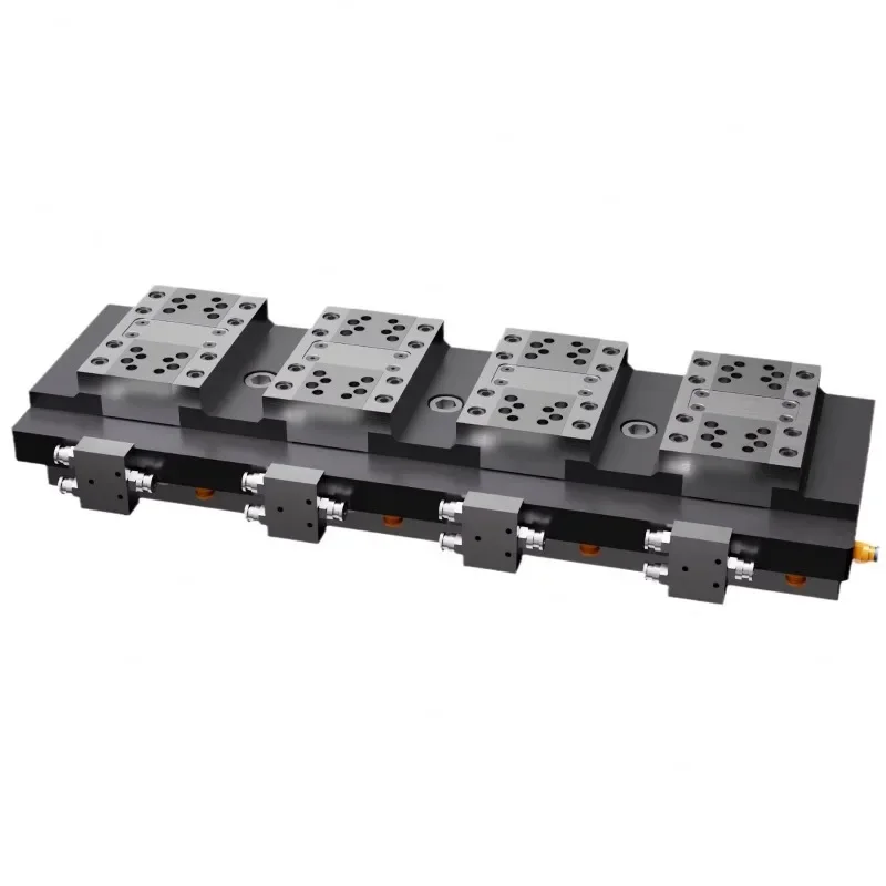 

WS-Q80 Pneumatic bench vise fixture hydraulic parallel bench pliers Industrial grade multi-function multi-station machine tool