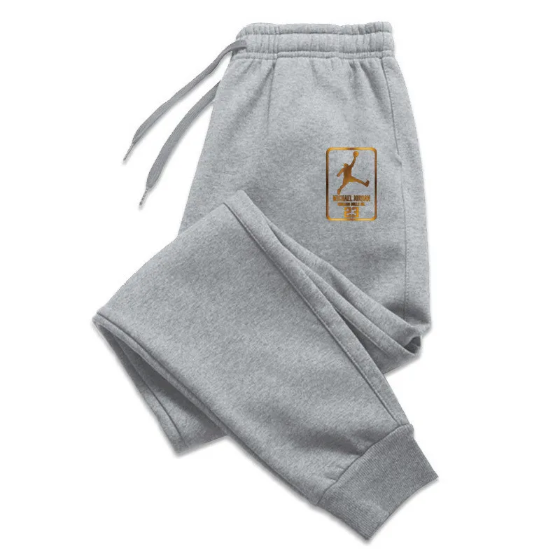 Men Long Pants Mens Casual Drawstring Warm Sweatpants Soft Sports Jogging Autumn And Winter Clothing 5 Colors S-3XL