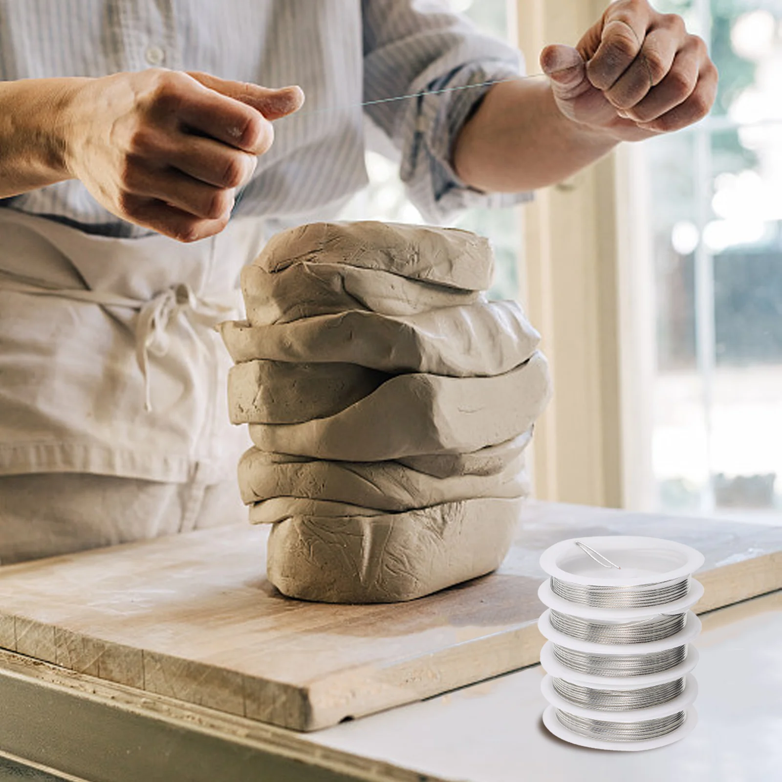 5 Rolls Copper Wire for Crafts Crafting Thin Jewelry Metal Jewellery Making Sculpting The