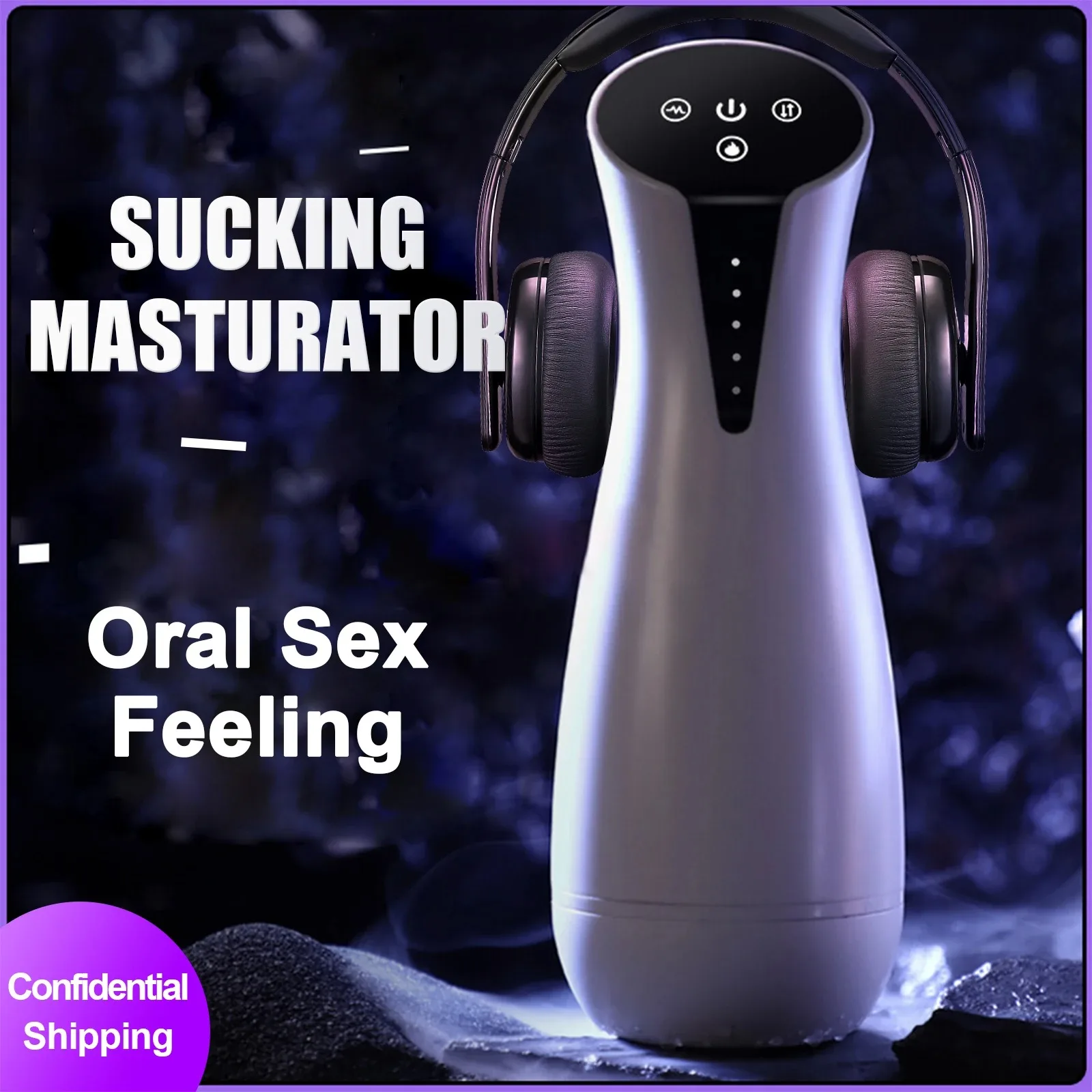 Male Automatic Masturbator Cup Man Vibration Blowjob Vagina Heated Masturbation Sucking Machine Sex Toys for Men Adult Aupplies