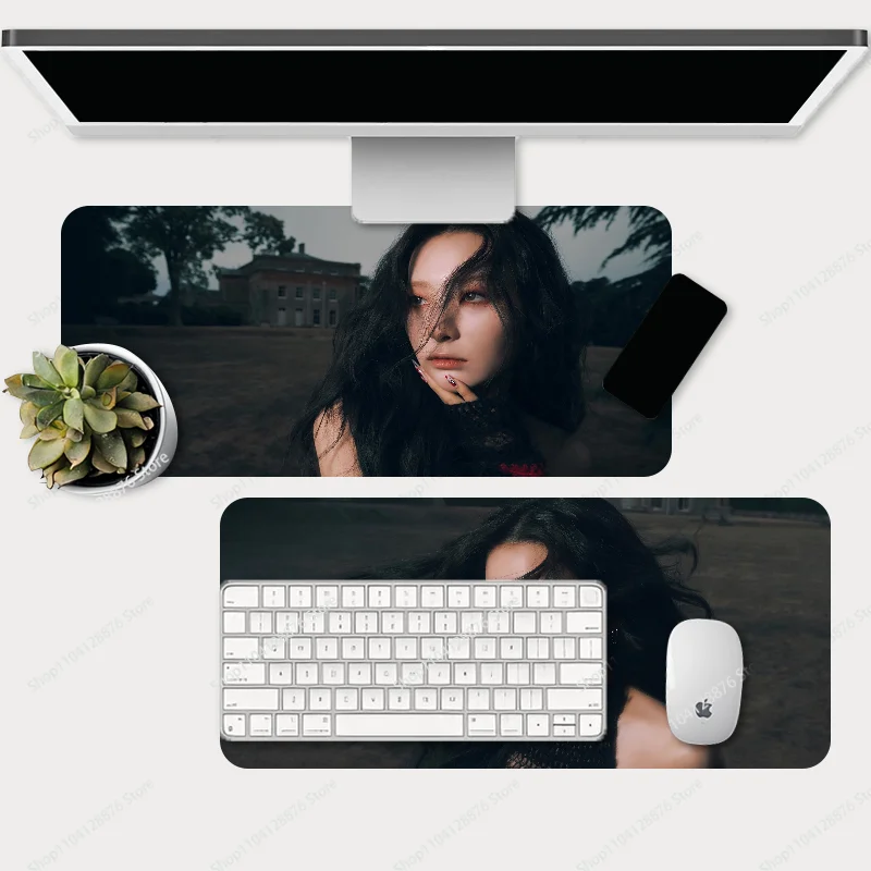 Singer Seulgi Ablum 28 Reasons Mousepad Gaming Mouse pad Gamer Pc Accessories Deskmat Keyboard Mat Desk Protector Mause Pads image 2