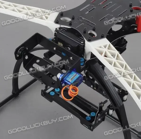 طقم إطارات FLYCAT MWC X-Mode Alien Multicopter مع انزلاق هبوط طويل القامة + 2 PTZ كوادكوبتر من الألياف الزجاجية مع انحراف مزدوج