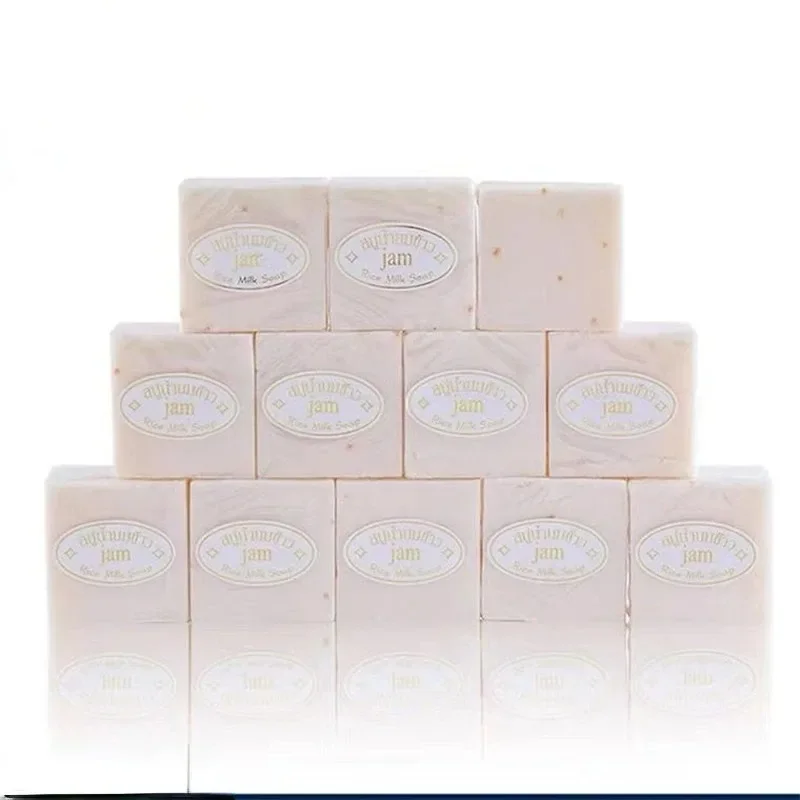 65g*12 PCS JAM Rice Soap Original Thailand Handmade Rice Milk Soap Original K BROTHERS Rice Milk Soap Whitening