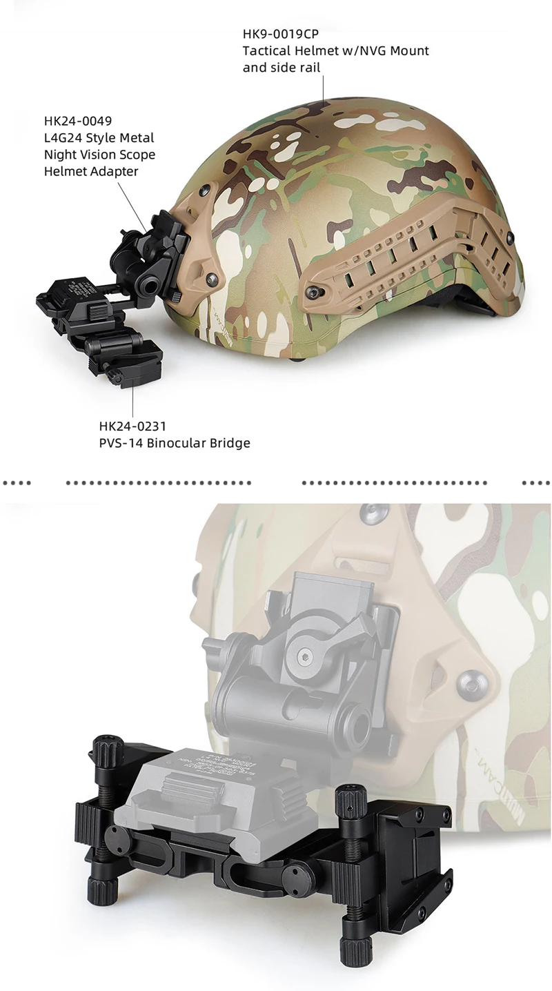 Professional Hunting NVG Goggles Mount PVS-14 Binocular Bridge Dovetail Adapter for Hunting