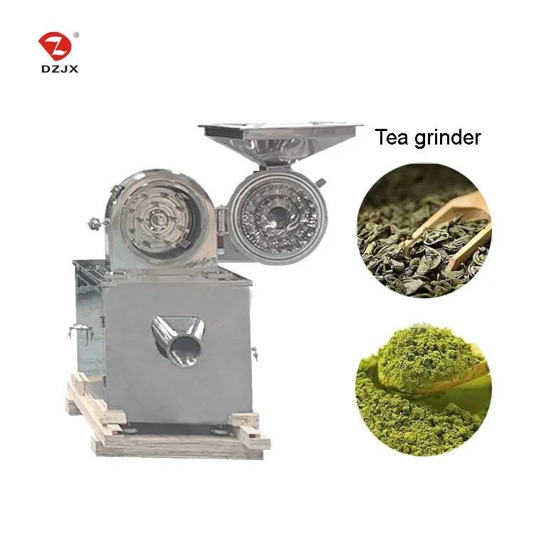 Industrial Cassava Leaves Fine Powder Grinder Pigment Mung Black Bean Seasoning Dry Food Powder Making Machine