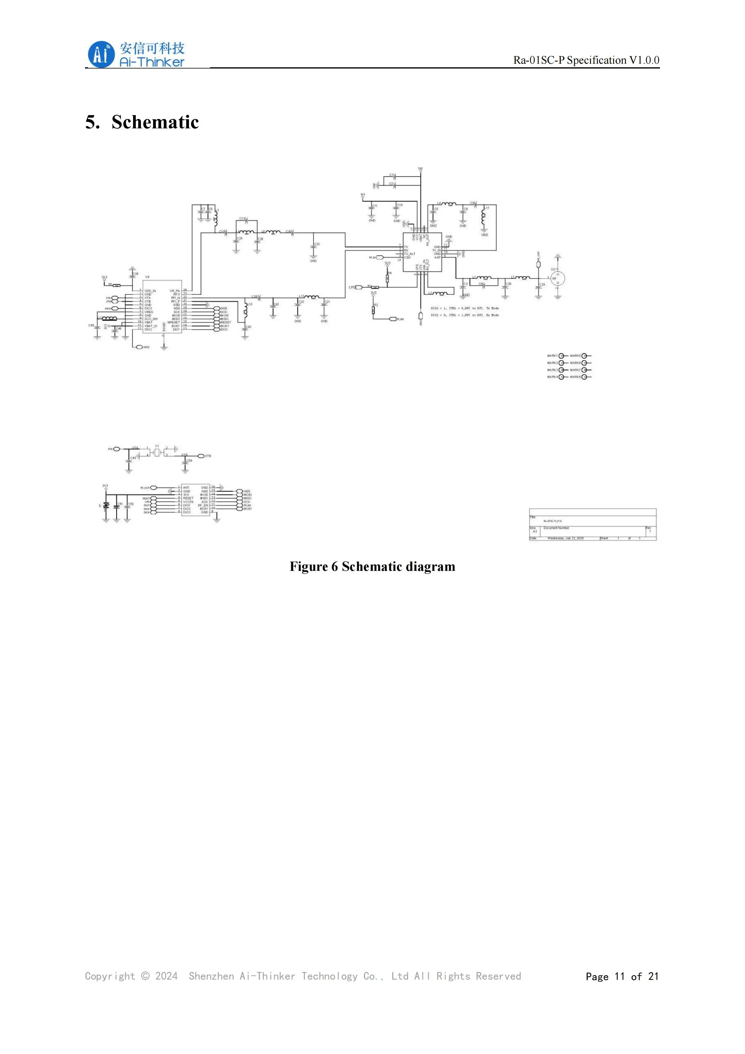 LLCC68 LoRa Wireless RF-Modul 410–525 MHz, unterstützt 10 km Spread-Spectrum-Kommunikation für extrem lange Entfernungen, Ra-01SC-P-Modul – Detail 9