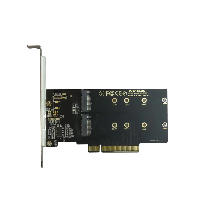 

PCIe 3,0x8 до 2 NVMe M.2 NGFF SSD диск, АДАПТЕРНЫЕ карты VROC