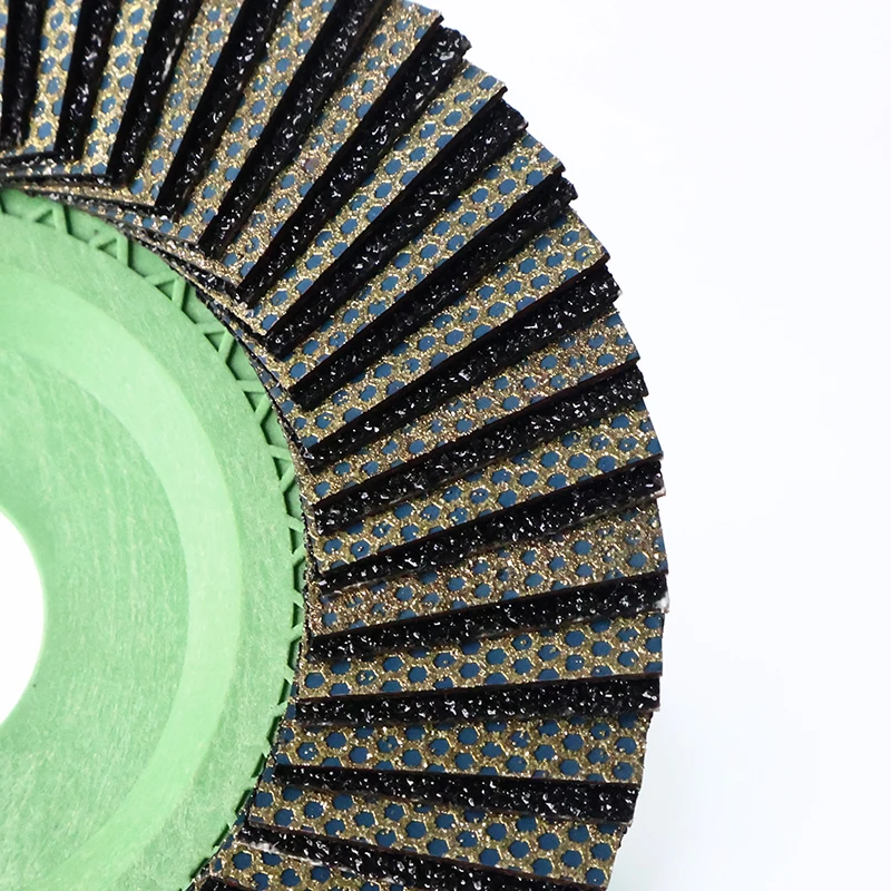115mm Diamond Flap Disc ล้อใช้เครื่องบดมุมสําหรับแก้วโลหะกระเบื้องเซรามิคหินอ่อนและหินแกรนิตขัดล้อ