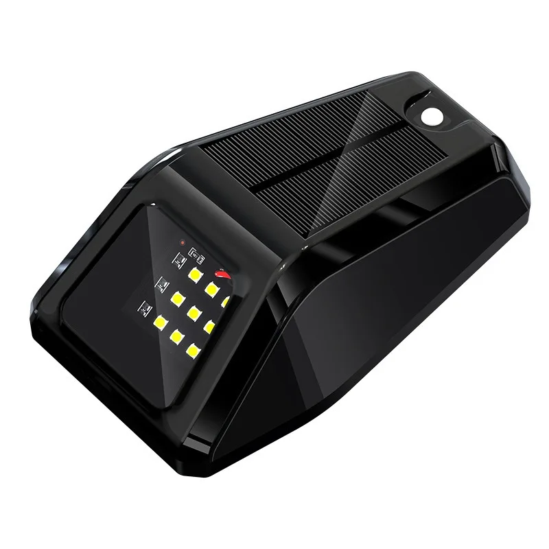Cross-border Truck Pickup Truck Roof Modification Warning Explosion Solar Led Car Roof Light Remote Control Roof Mouse Light