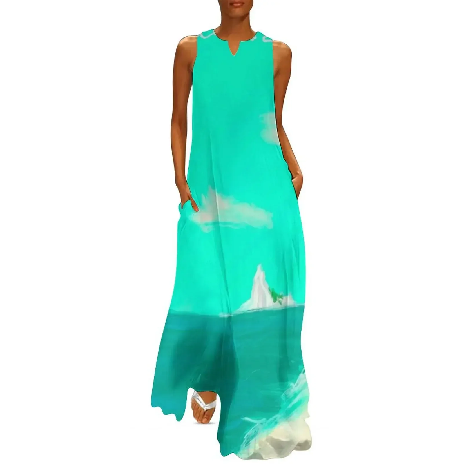 

turtle beach, Zentera Long Dress clothing women summer 2025 Beachwear summer dress Elegant gown Dress