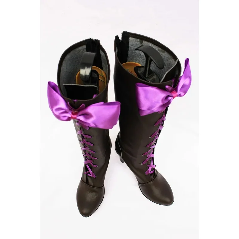 DY20 تخصيص الأحذية السوداء بتلر ألويس ترانسي عالية الكعب تأثيري أحذية أنيمي الأسود بتلر ألويس ترانسي أحذية الحفلات للرجال الكبار2