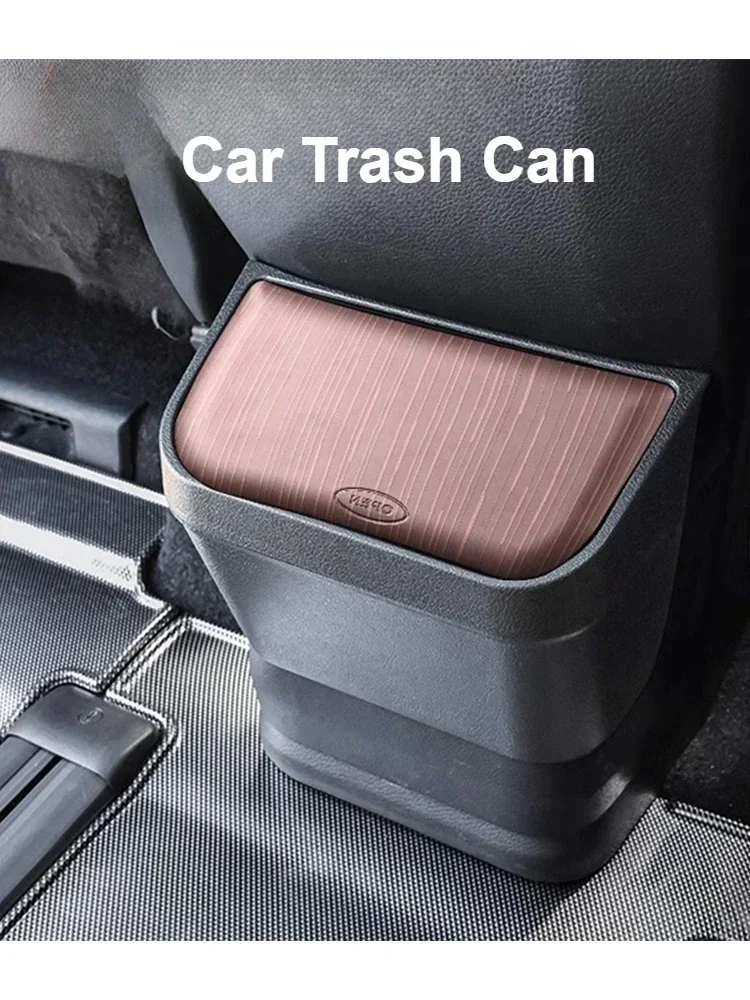 For Toyota Sienna 2021-2024 Car Trash Can TPE Second Row Storage Box Waterproof Interior Modification Accessories StowingTidying