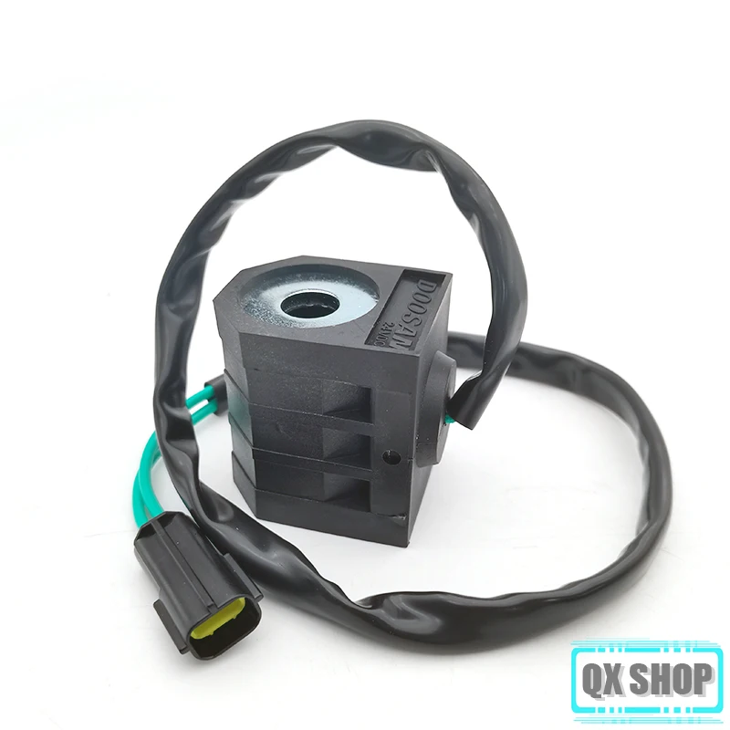 For DAEWOO DOOSAN Pilot Solenoid Valve Coil Spool Excavator DH150-7/220-5/225-7-9/300-7/500-7